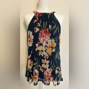 Lovapella Women’s Floral Halter Top Size Large